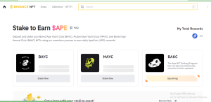 Binance NFT Staking