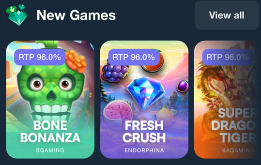 Game Titles on BitcoinGames