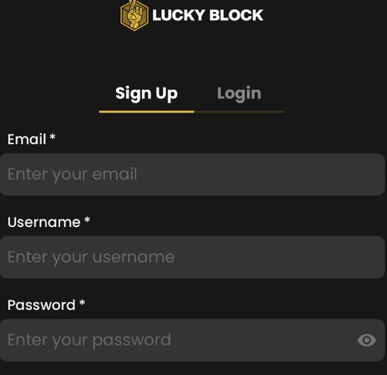 Lucky Block Registration