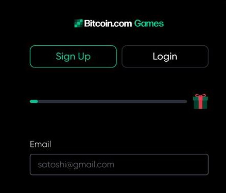 Registration on BitcoinGames
