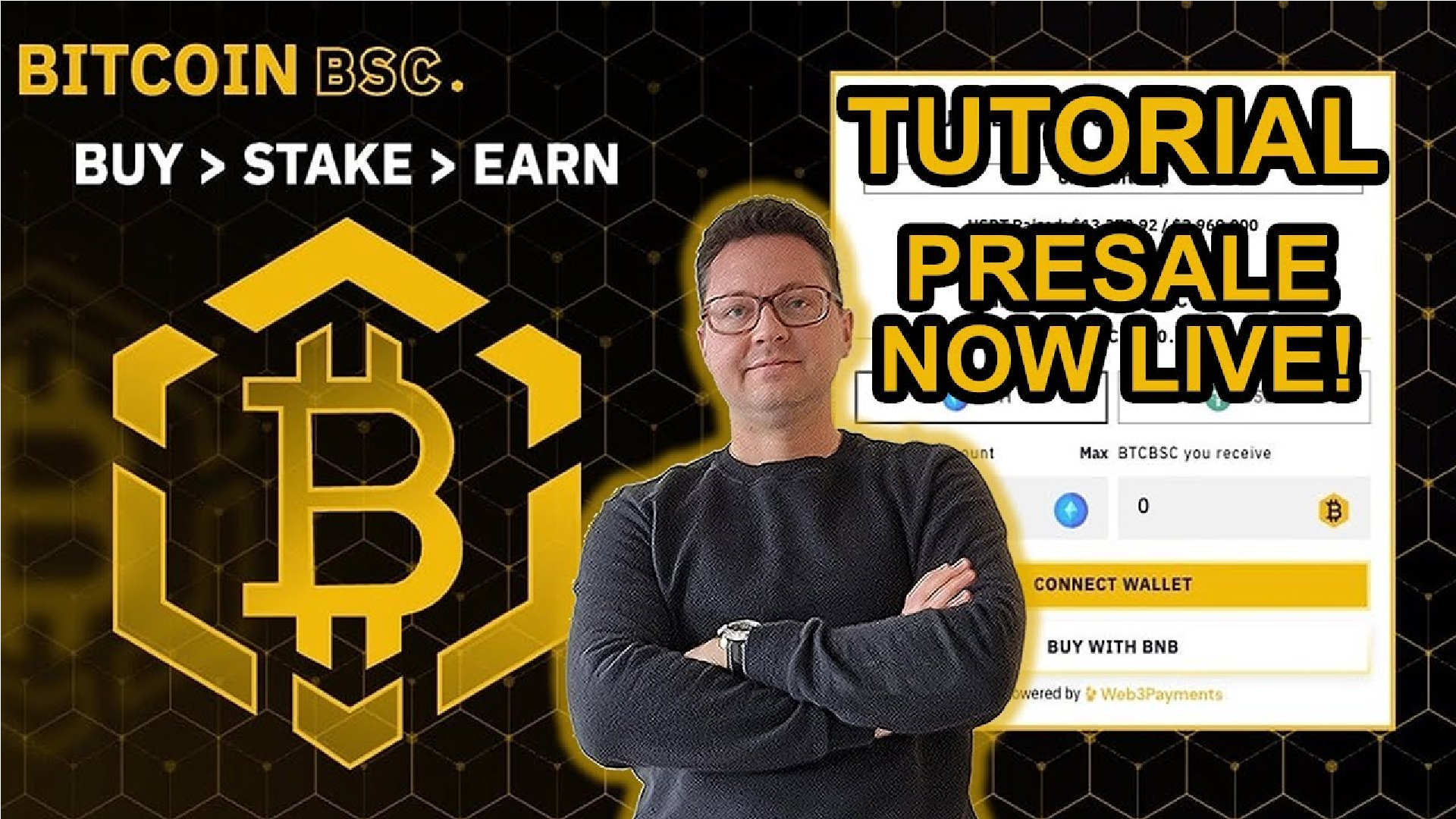 How To Buy Bitcoin BSC On Presale - Alessandro De Crypto Video Review