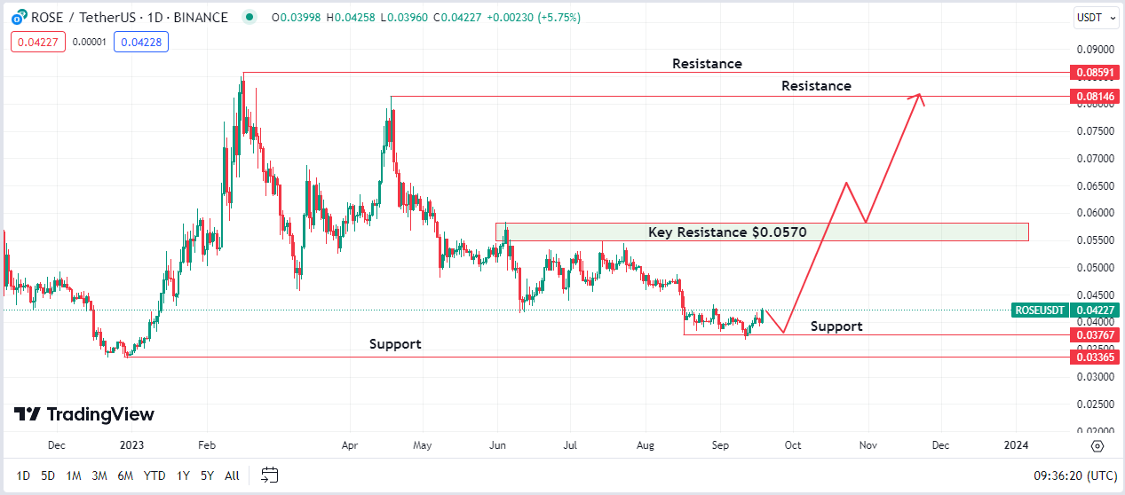 Oasis Network (ROSE) Price Prediction: Will ROSE Double Its Value by Year's End? 