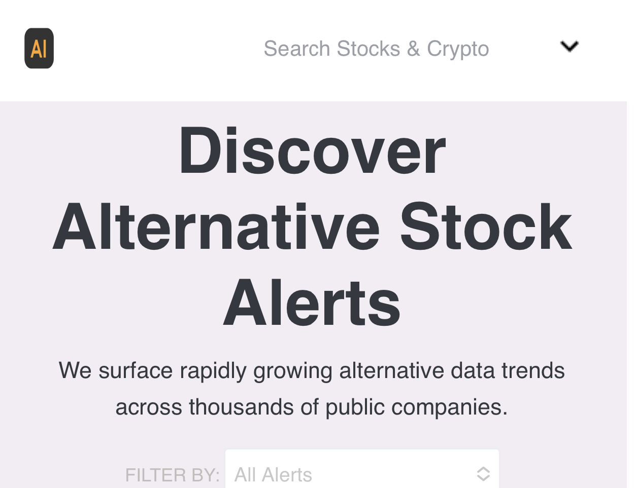 Alternative Stock Alerts