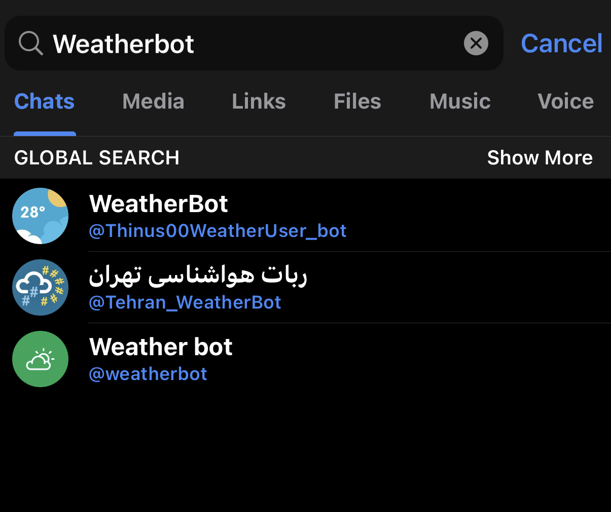 Weather Bot