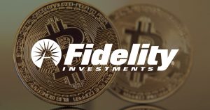 Fidelity investment with bitcoin logo
