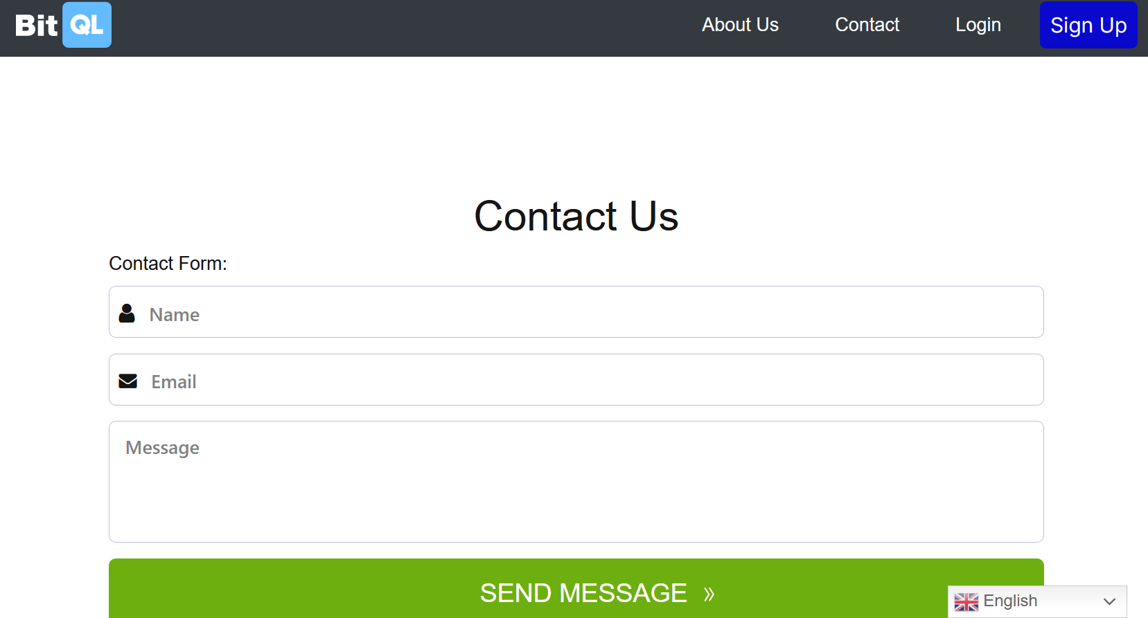 BitQL Contact Page