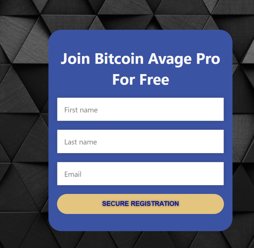 Bitcoin Avage AI registration 