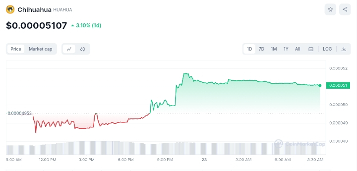 Chihuahua price chart