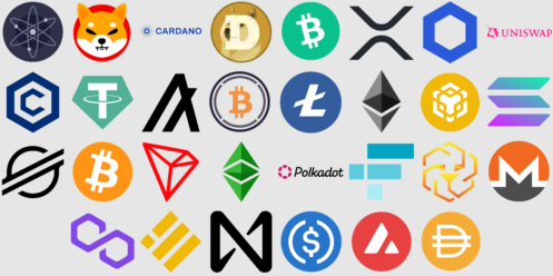 Popular cryptocurrencies