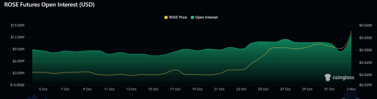 Oasis Network Open Interest