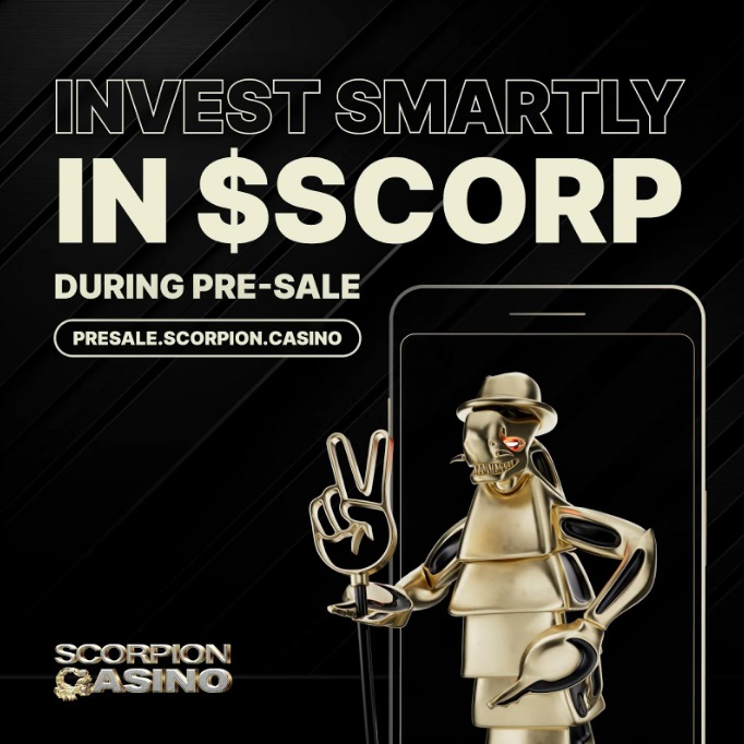 Scorpion Casino’s Awesome Rewards Pushes Presale Funding Past $1.7 Million, Current Stage Ends in 1 Day