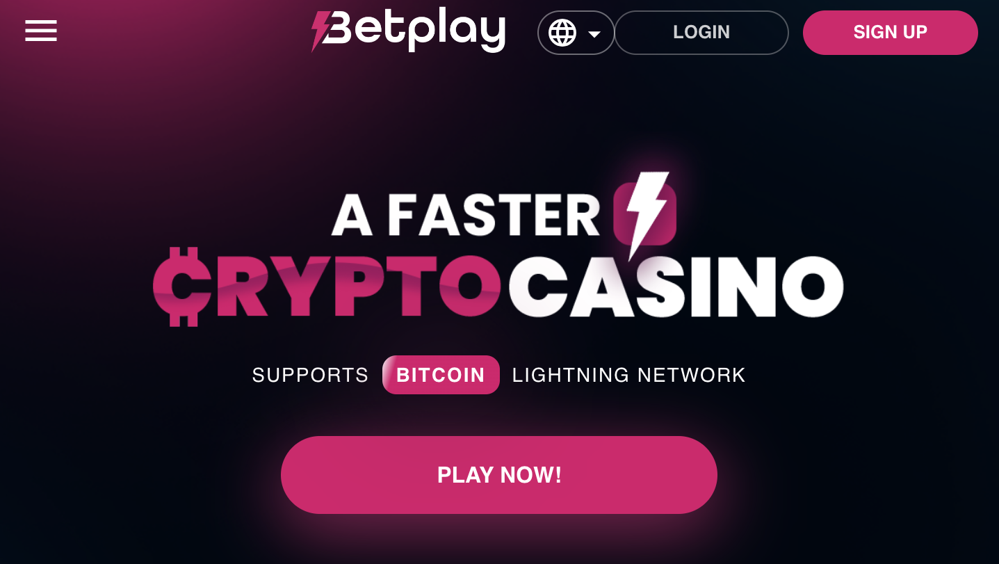 Betplay Bitcoin casino UK