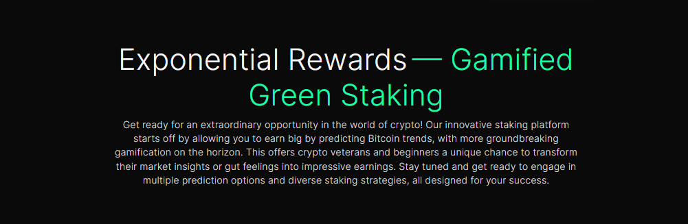 Staking With Green Bitcoin