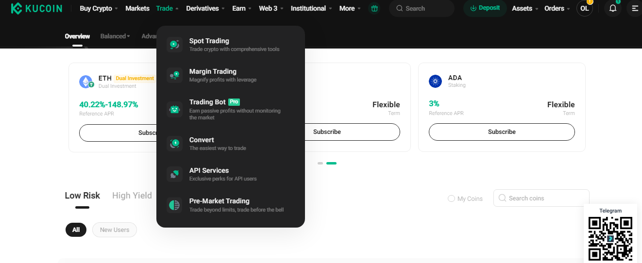KuCoin Trading Features
