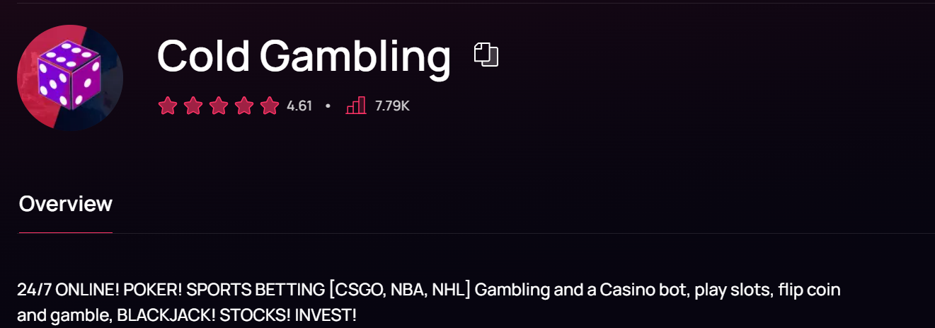 cold gambling bot