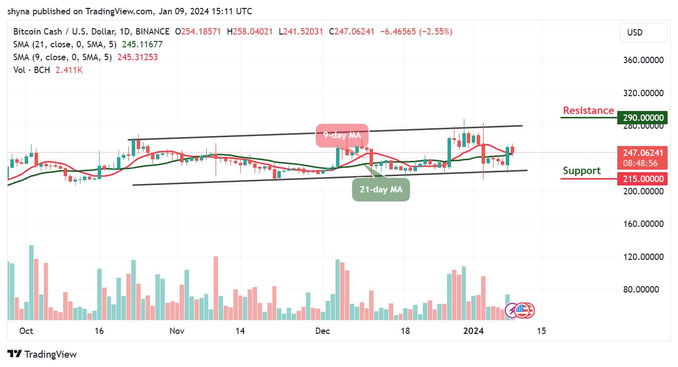 Bitcoin Cash Price Prediction for Today, January 9 – BCH Technical Analysis