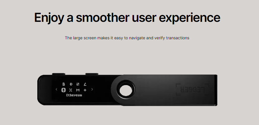 User Experience on Ledger Nano S Plus
