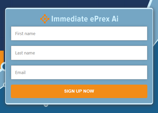 Immediate ePrex Registration
