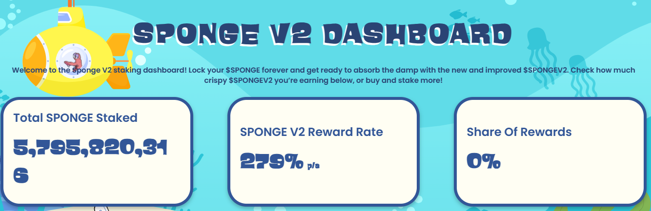 Sponge V2 stake