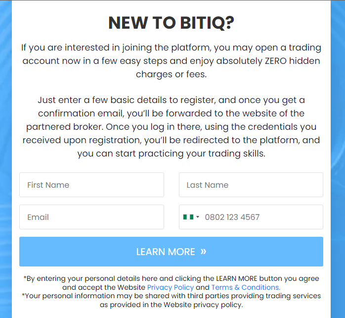 BitIQ Registration