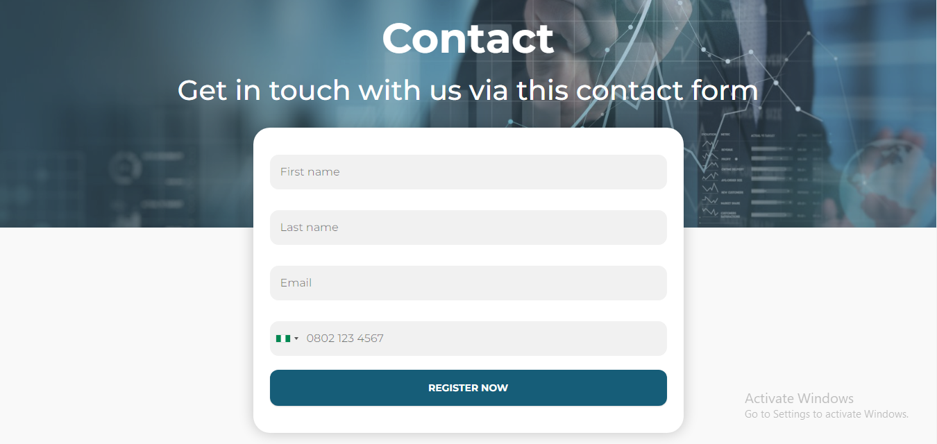 Immediate Maximum Contact Page