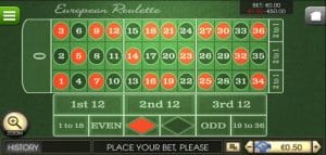 European Roulette at Betspins