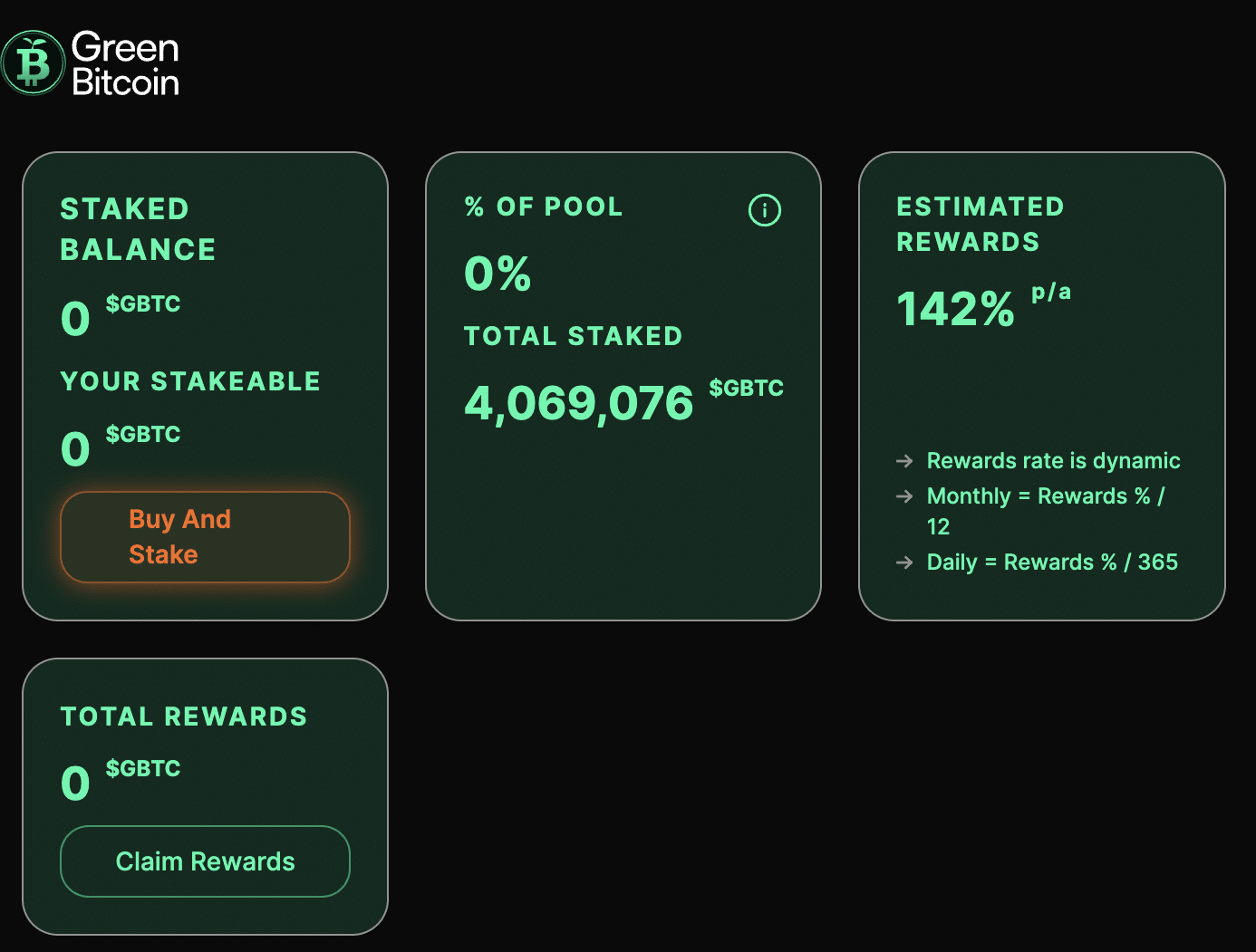 Green Bitcoin Staking Perks