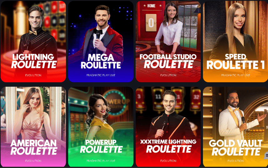 Instant Casino Roulette games