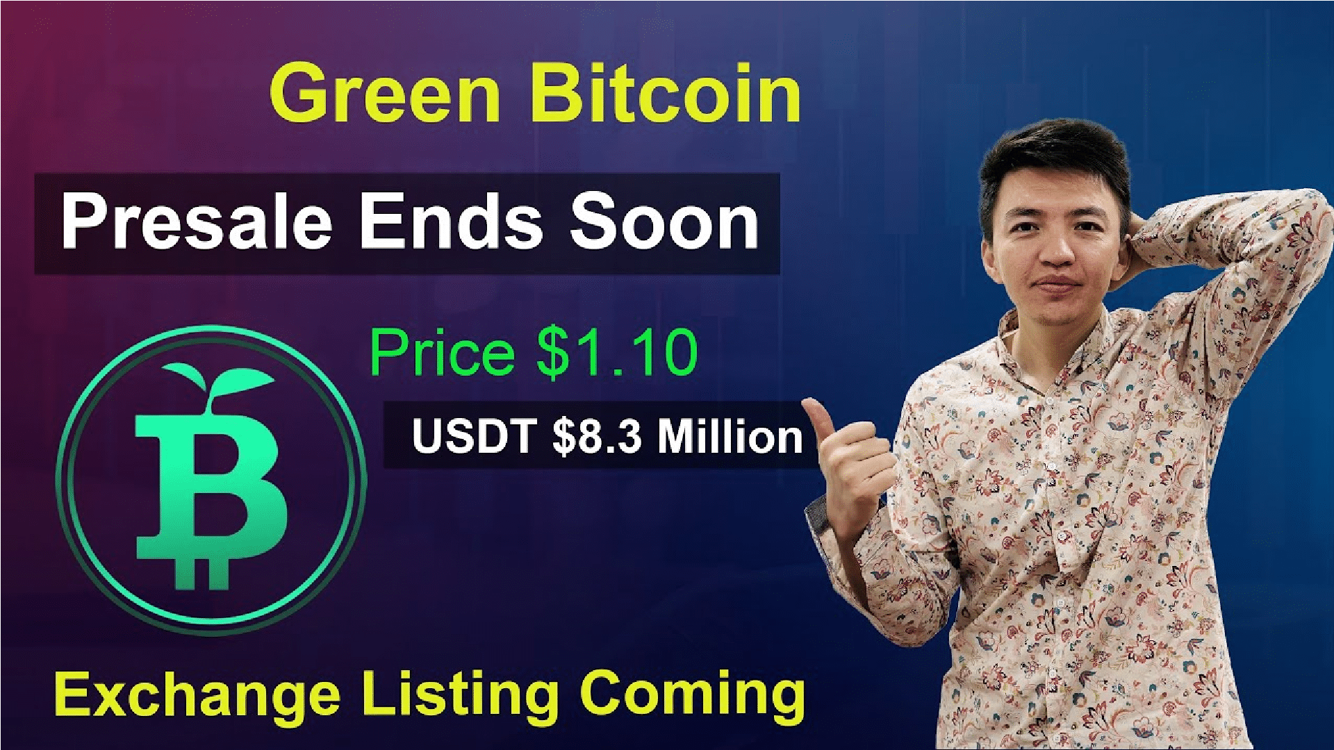 Crypto Boy’s Green Bitcoin Presale Update – Last Chance to Buy Before Exchange Listings