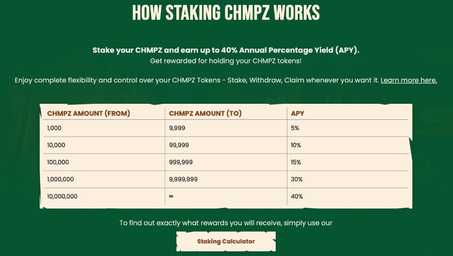 staking chimpzee