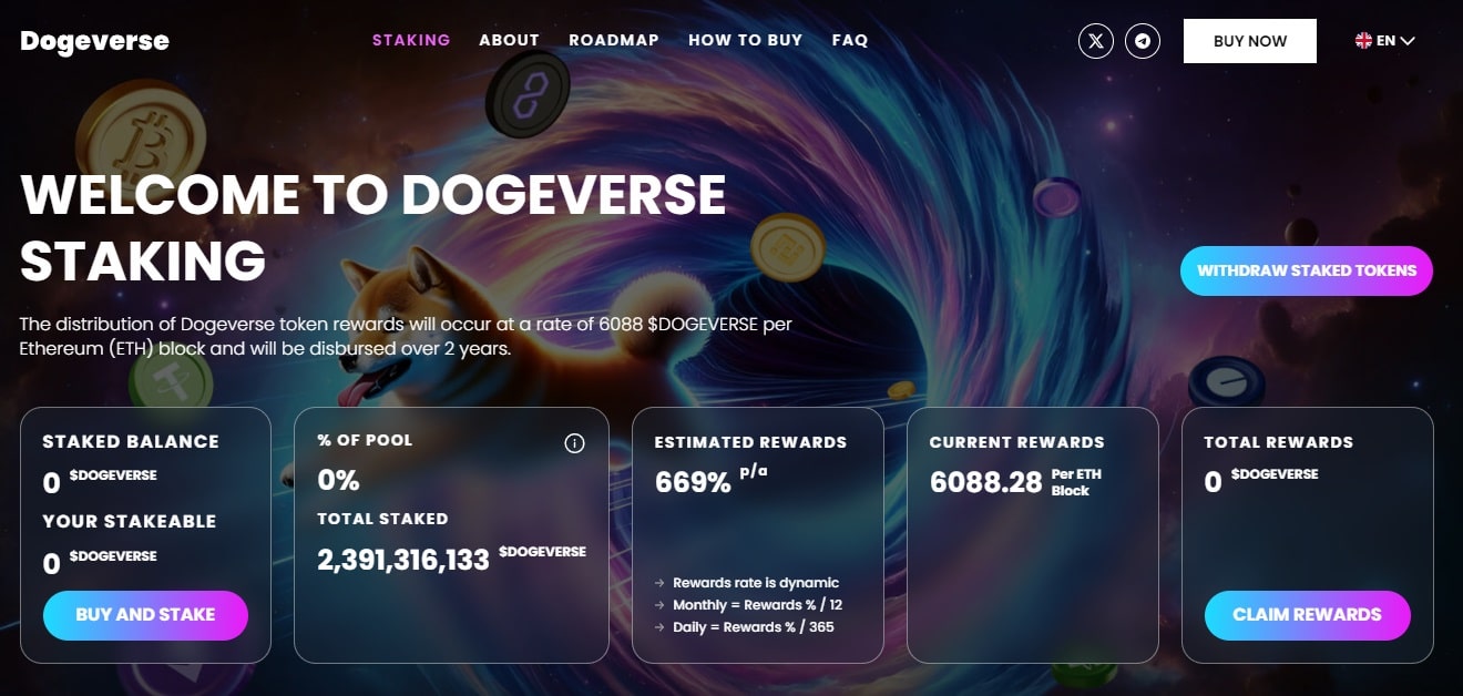 Dogeverse Staking