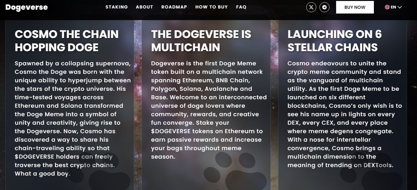 Dogeverse features