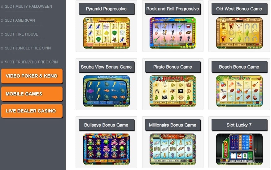 Progressive slot games on BetNow