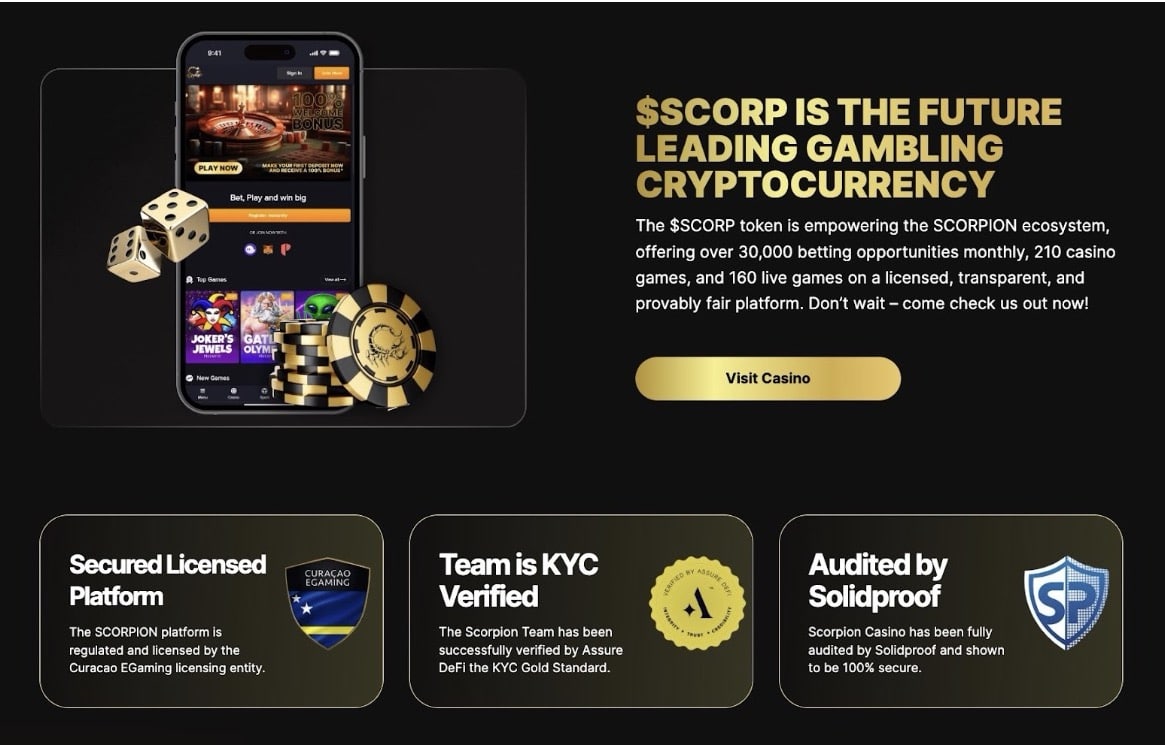 Binance Listing Prediction: Can Scorpion Casino Make it to the World’s ...