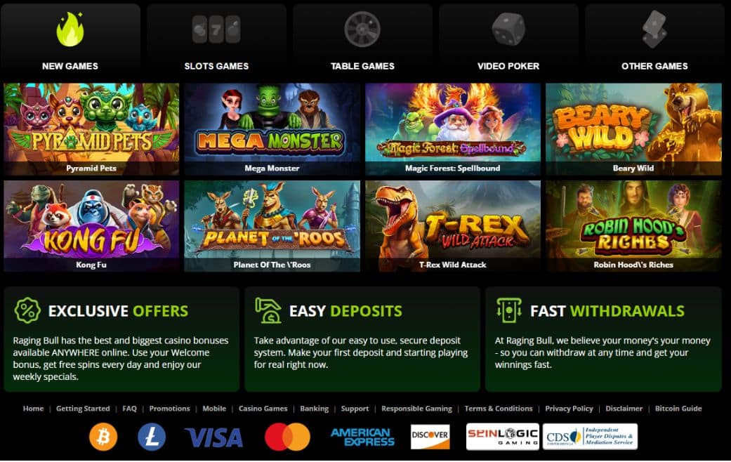 raging-bull-fast-payout-casino-homepage