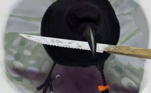 Crow With Knife price