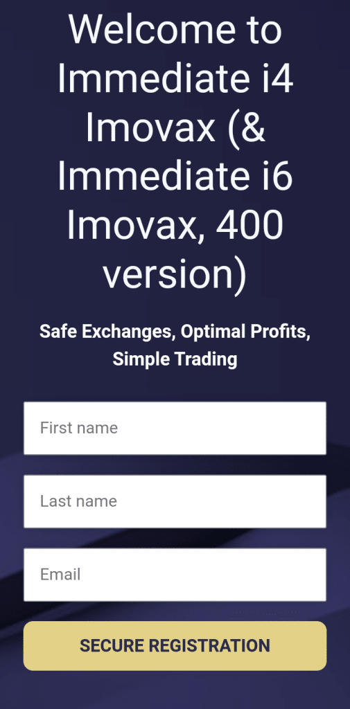 Immediate Imovax Review - Genuine Trading Platform? - InsideBitcoins.com