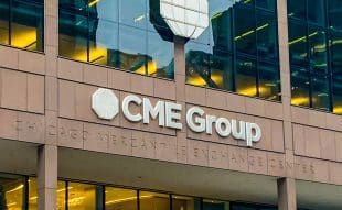 Coinbase shares plunged on news the CME Group might begin trading of spot Bitcoin ETFs.