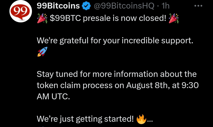 99Bitcoins tweet