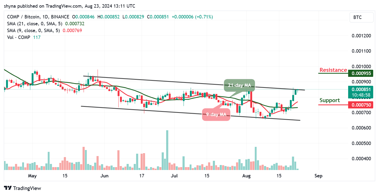 Compound Price Prediction for Today, August 23 – COMP Technical Analysis