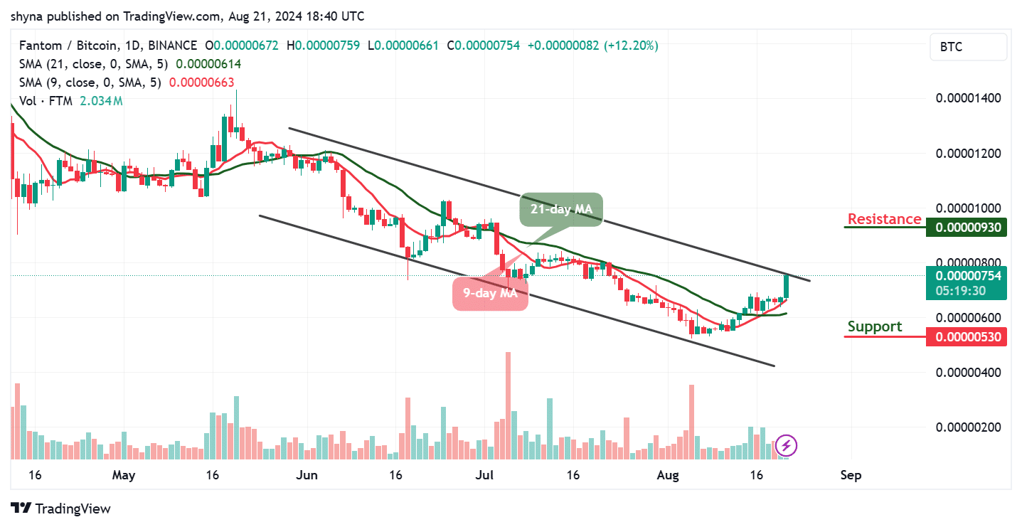 Fantom Price Prediction for Today, August 21 – FTM Technical Analysis