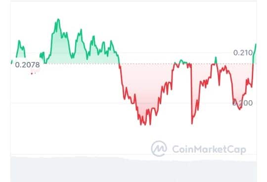 Michi price chart