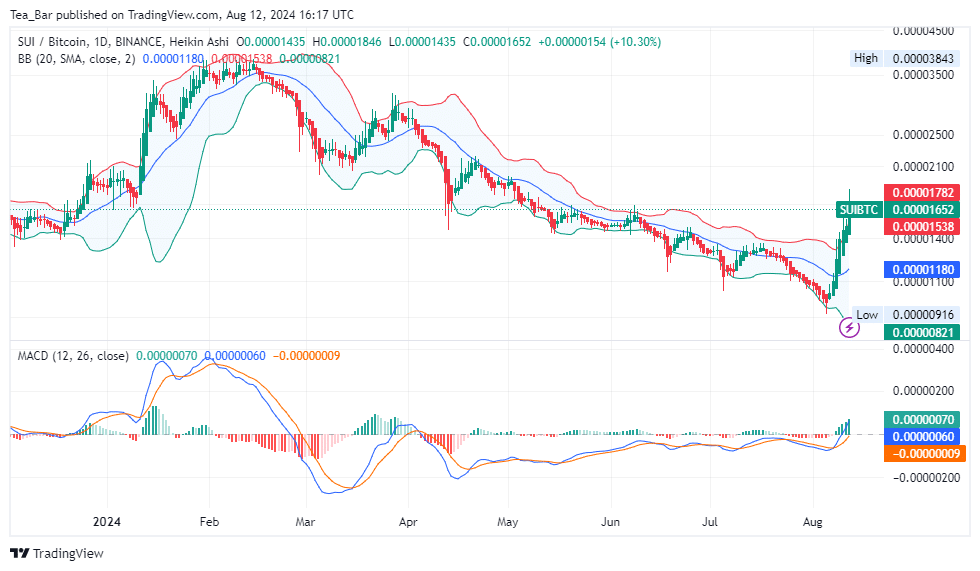 Sui Price Prediction for Today, August 12 – SUI Technical Analysis