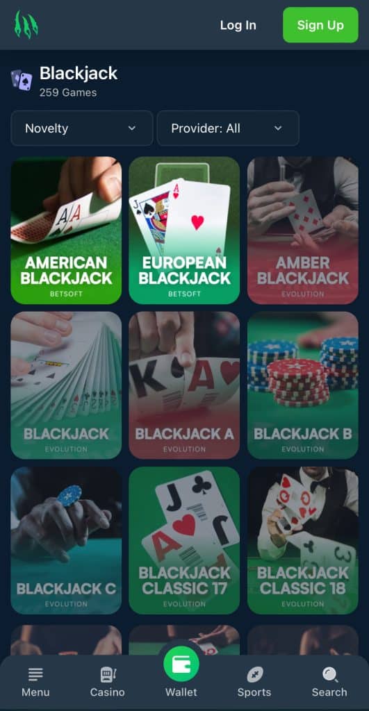 Wild.io - Top-Rated Bitcoin Blackjack Casino