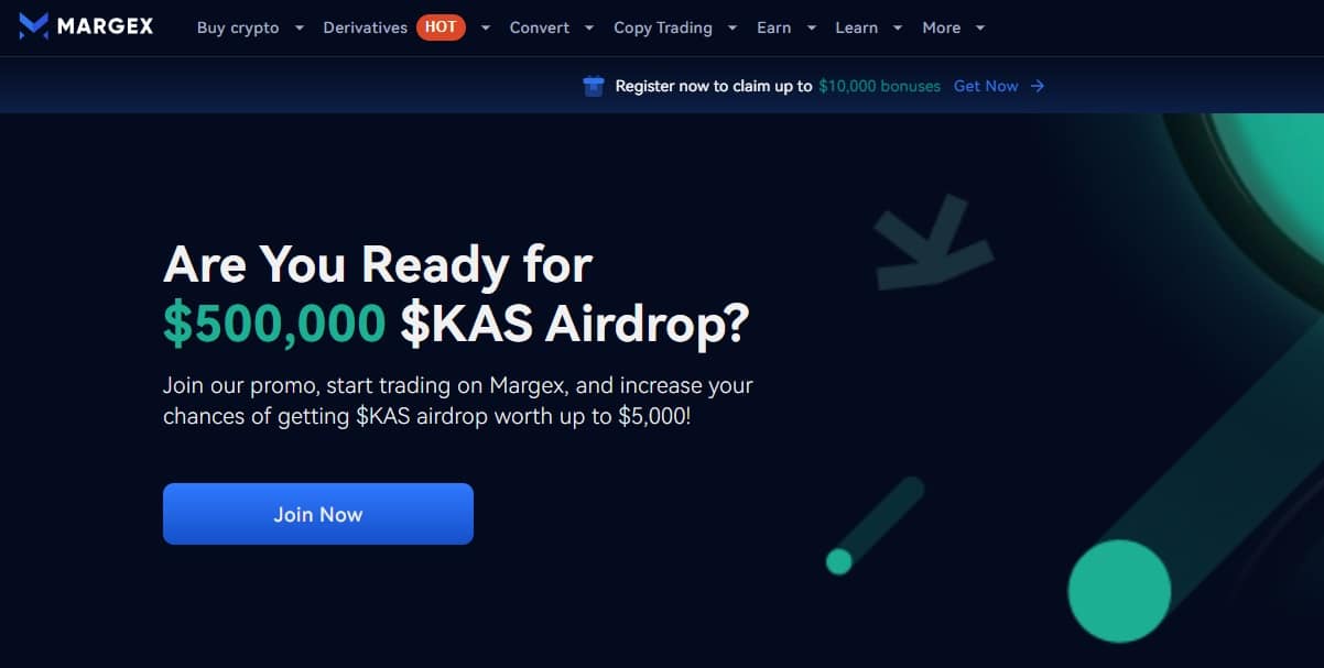 Margex KAS airdrop