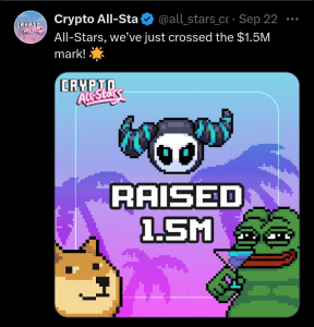 Crypto All-Stars tweet