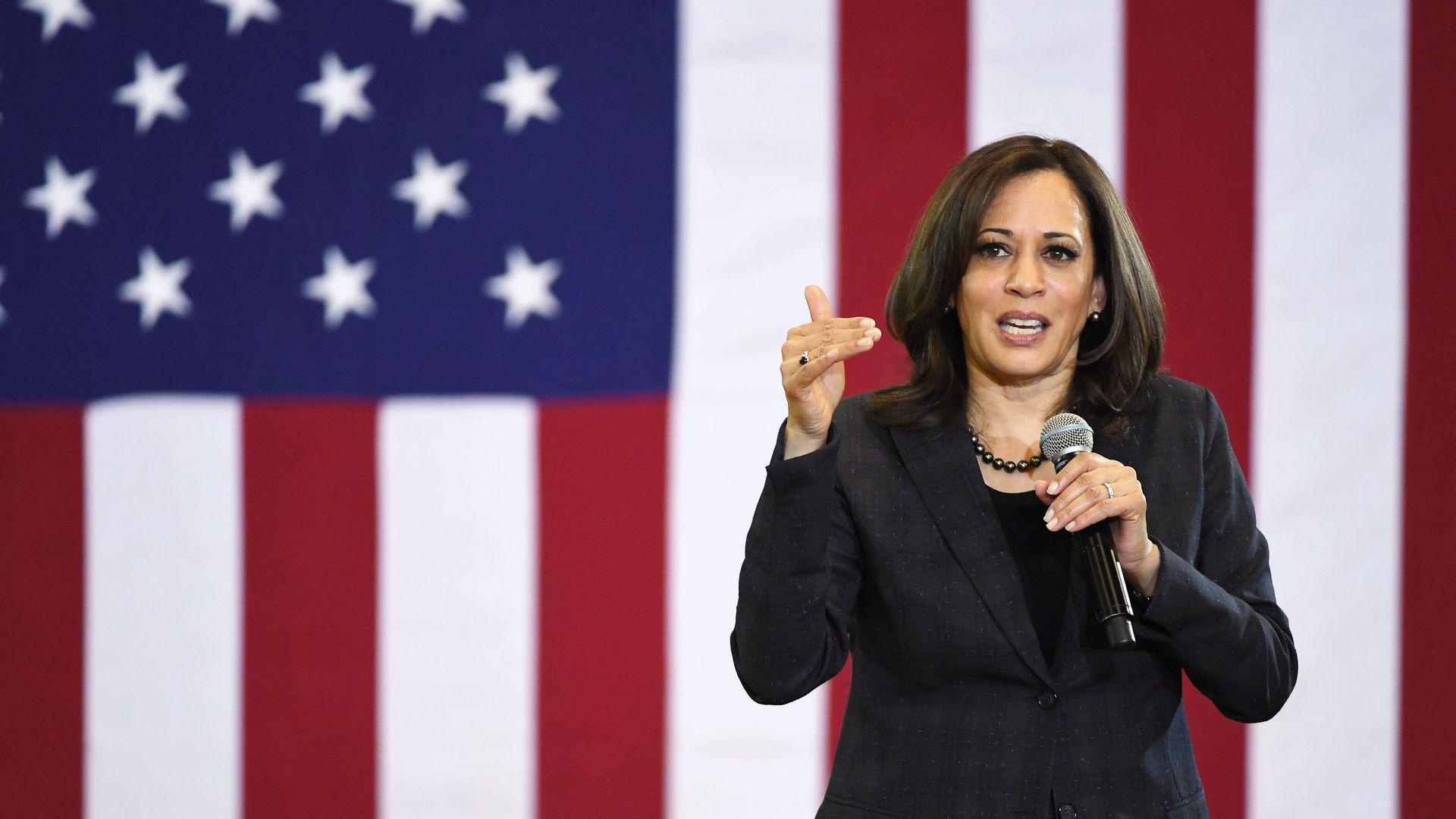 Kamala Harris Vows To Keep The US Dominant In Blockchain Technology