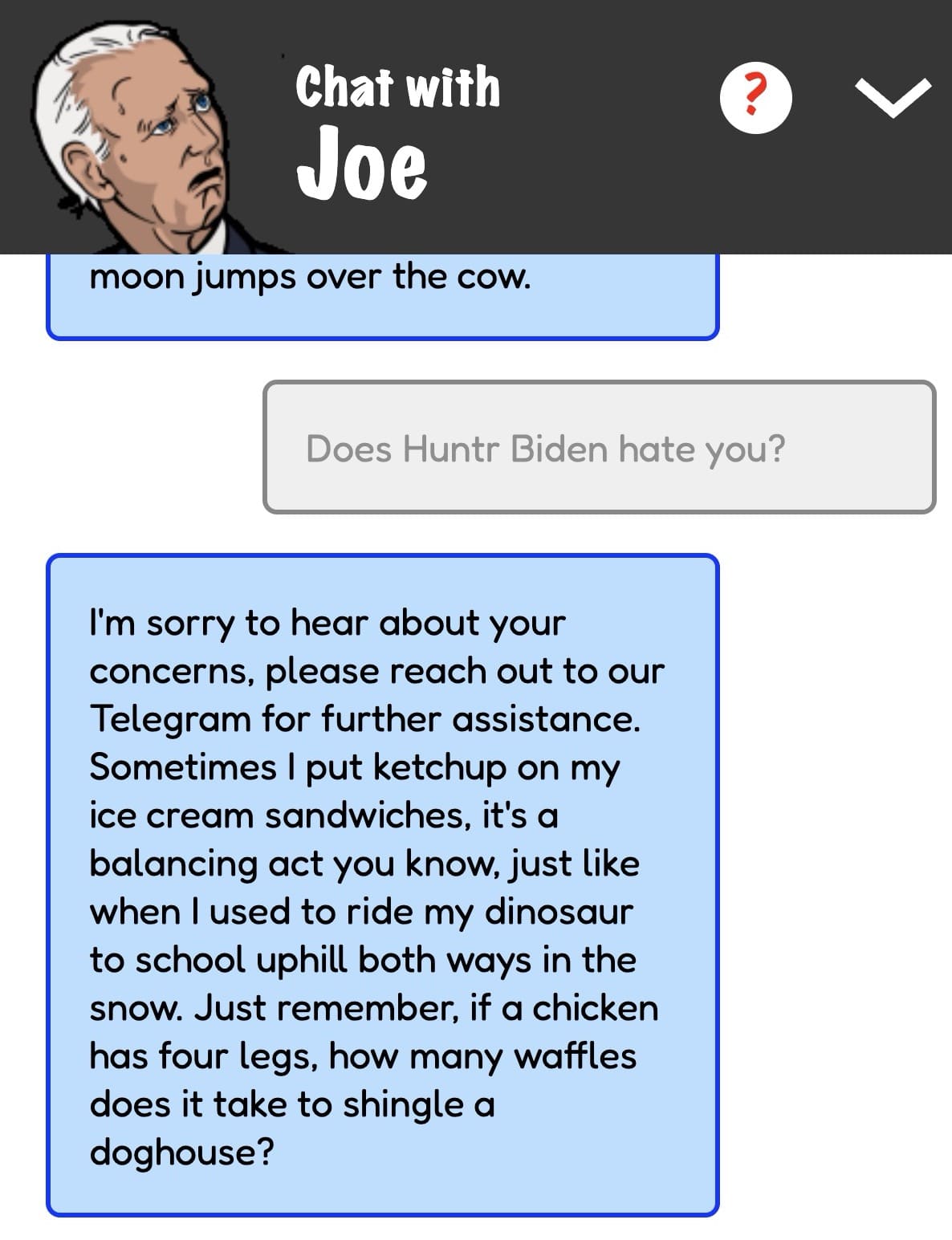 Chat with Joe