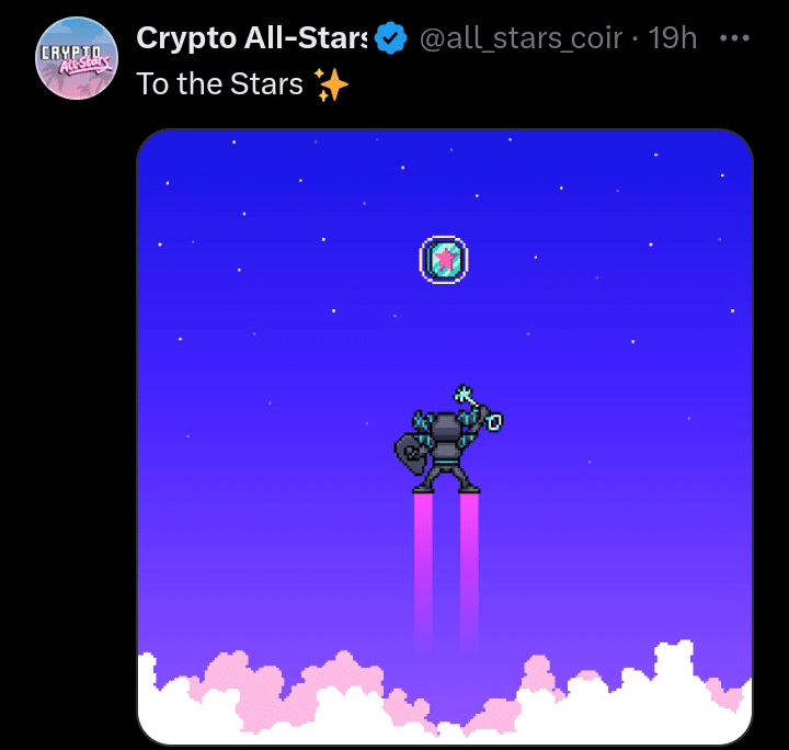 Tweet from crypto stars