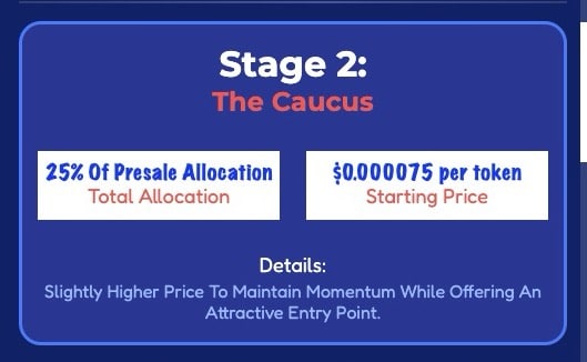 DUM Stage 2 Presale